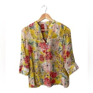 Anthropologie Dolan Floral Blouse